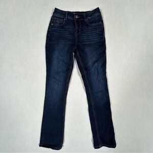 Maurice’s M Jeans Blue Straight Jeans Womens 2 Regular Dark Wash Mid Rise Denim